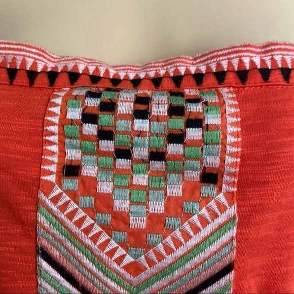 THML Strapless Aztec Embroidered Hi Lo Dress - Picture 4 of 13